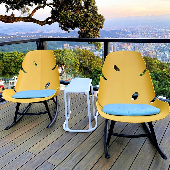 Monstera Outdoor Lounge Chair Yellow