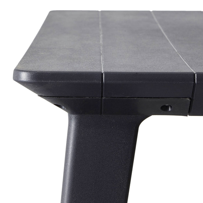 Lima Long Outdoor Dining Table Graphite 240cm