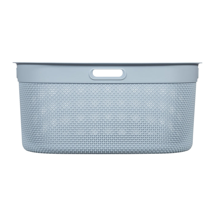 Filo Laundry Basket 45L Stone Blue